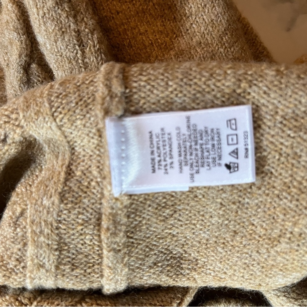 CeCe Tan Knit Sweater - Picture 4 of 7